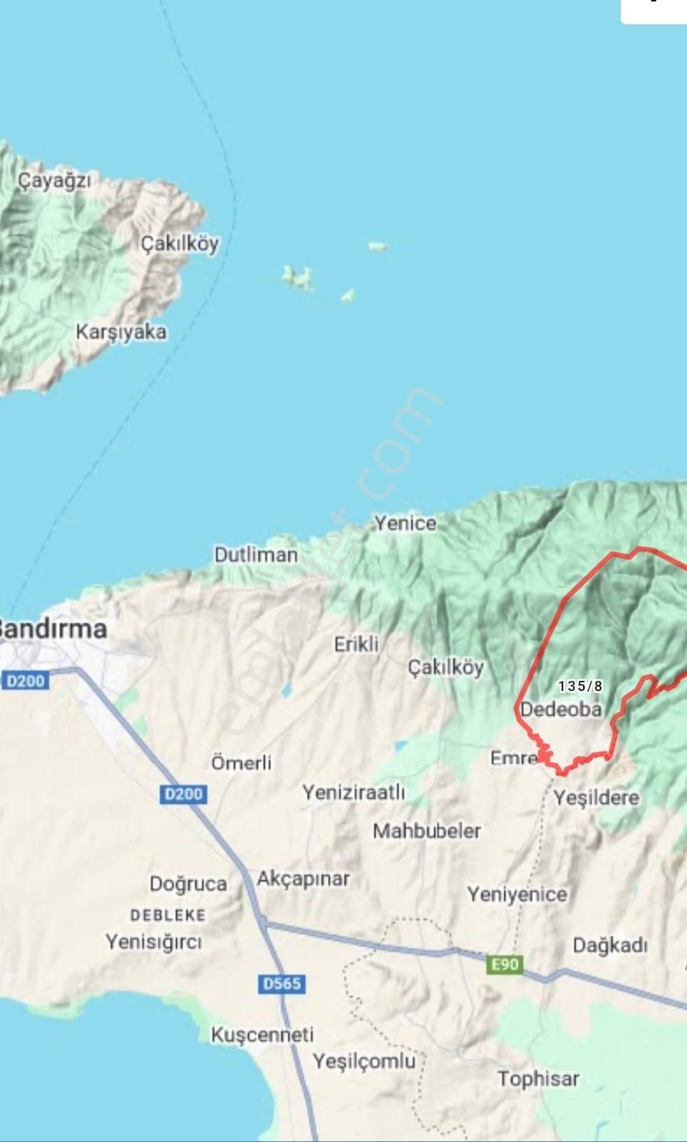 Bandırma Dedeobası Mahallesi Denize Yakın Satılık Zeytinlik - Görsel 4
