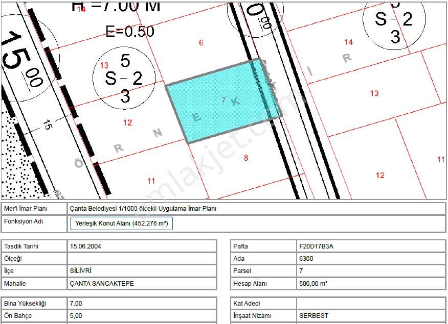 Sahibinden Silivri Çanta'da Satılık İmarlı, İnşaata Hazır Parsel - Görsel 8