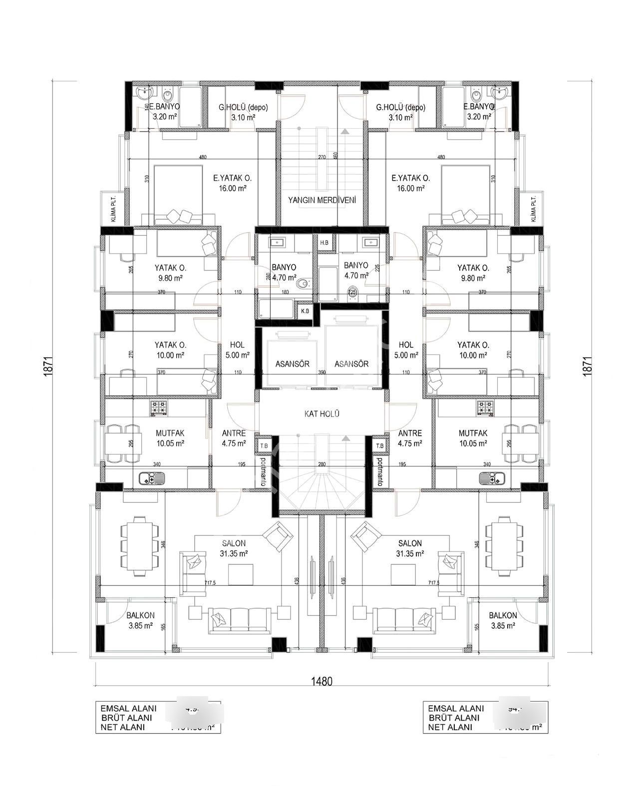 Suadiye'de Deniz Manzaralı Balkonlu Asansörlü 3+1 102 M² Net - Görsel 3