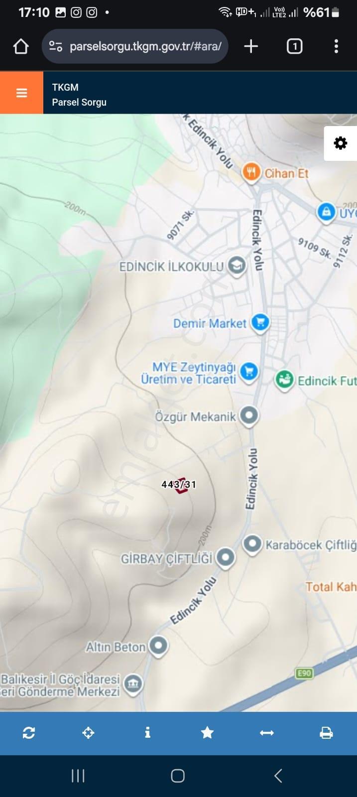 Bandırma Edincik Mahallesi 2.347m Satılık Zeytinlik - Görsel 3