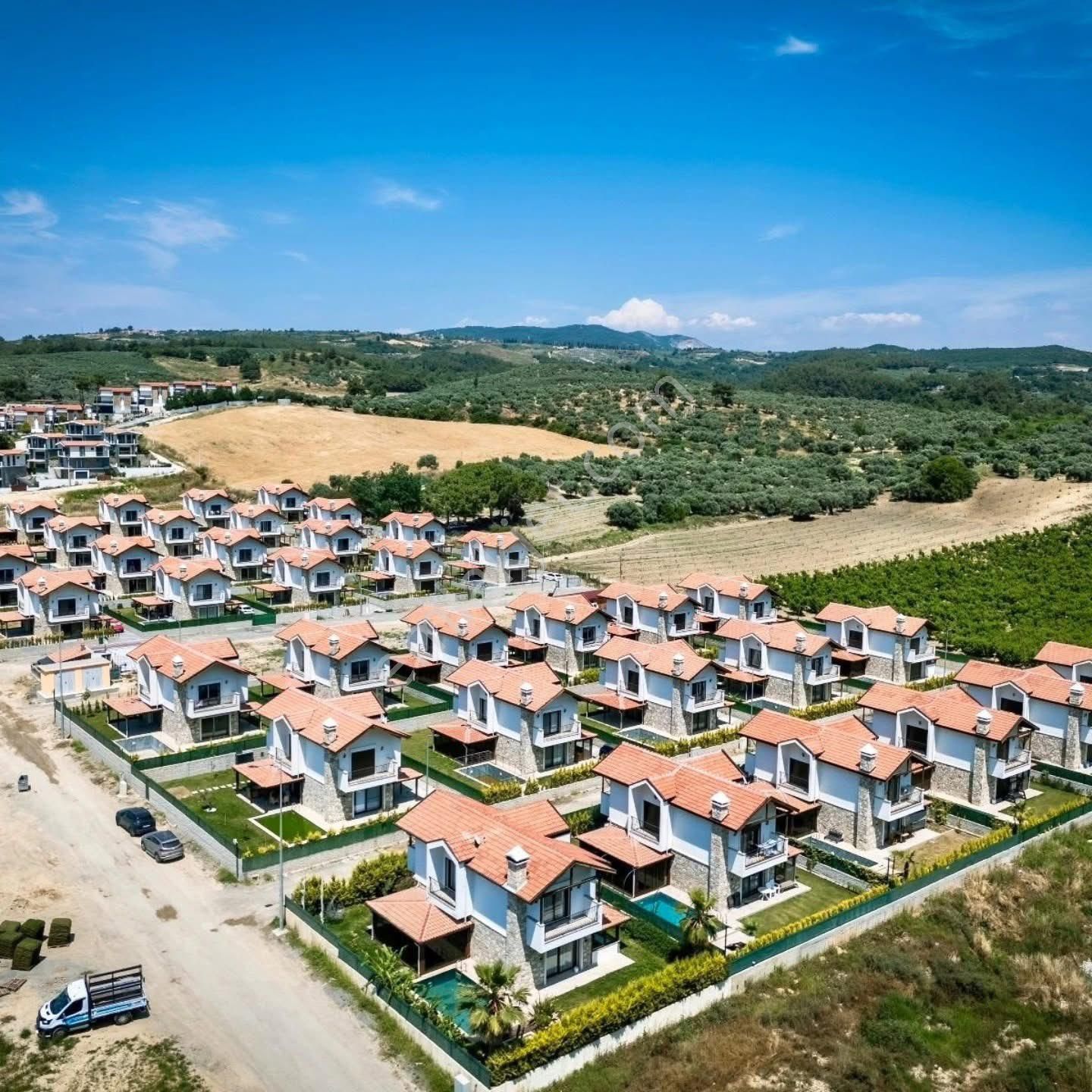 Alaçatı Tarzı Tek Müstakil Özel Havuzlu Doğa Manzaralı - Görsel 13