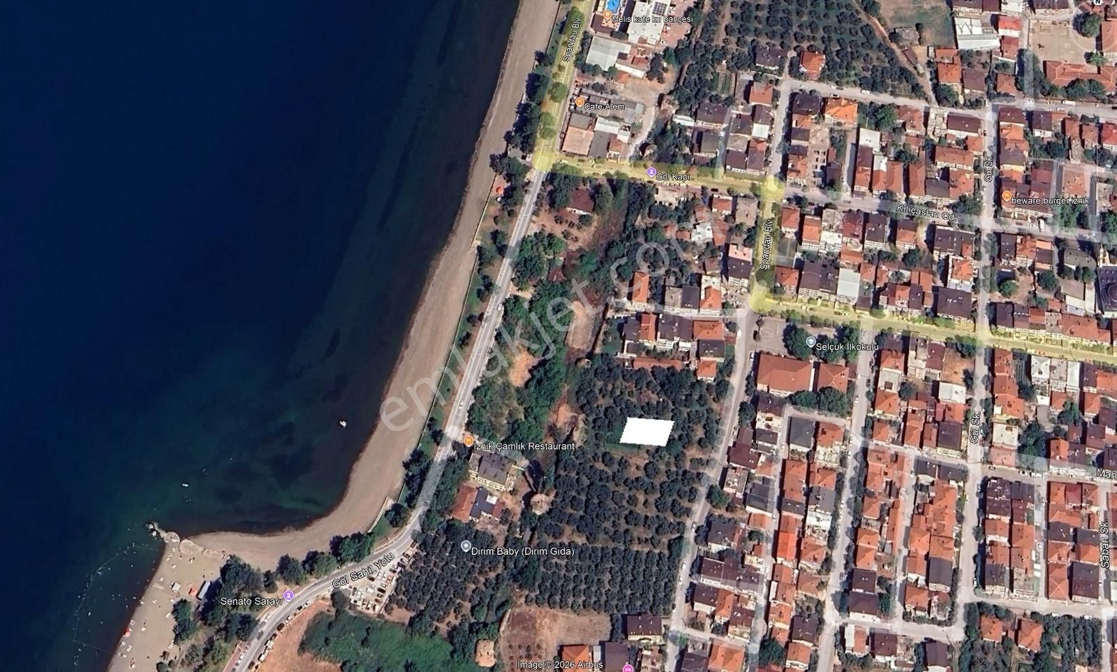 İznik, Selçuk Mahallesinde, Satılık Konut İmarlı Arsa - Görsel 2