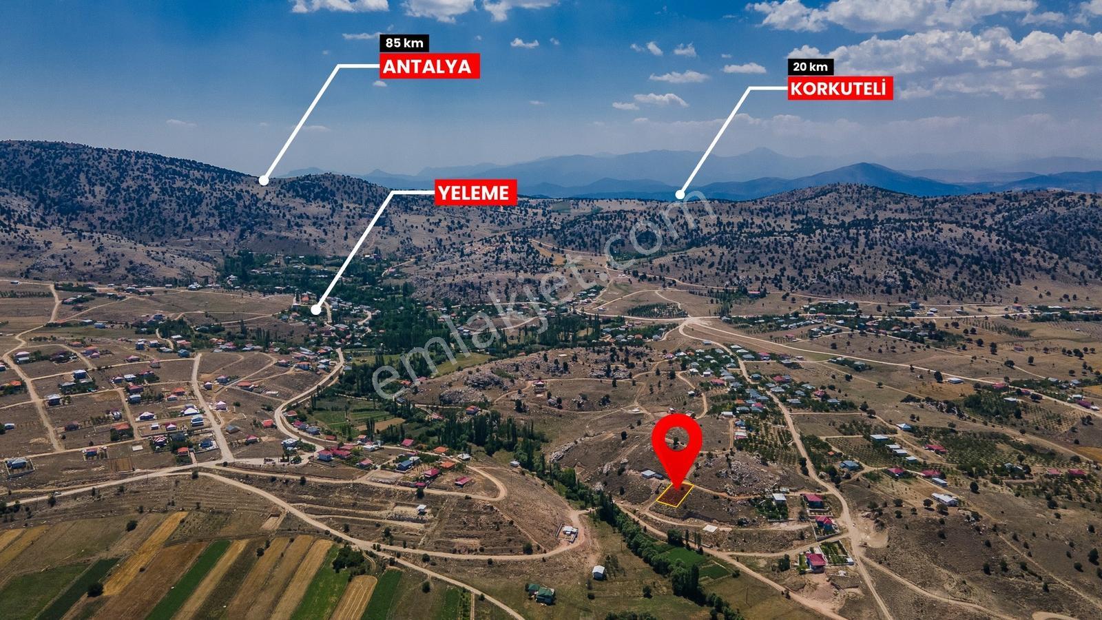 Antalya Korkuteli Yeleme Satılık 490 M2 Arsa - Görsel 6