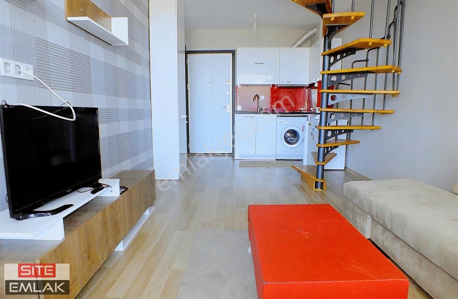 Site Emlak'tan Stüdyo Garden'da Kiralık 1+1 Eşyalı Dubleks Daire - Görsel 9