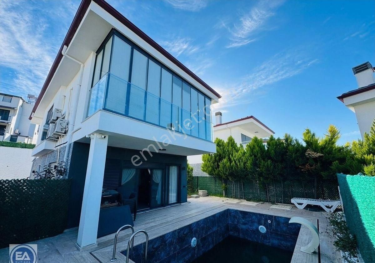 Davutlar Da Full Eşyalı Müstakil Özel Havuzlu Villa - Görsel 11
