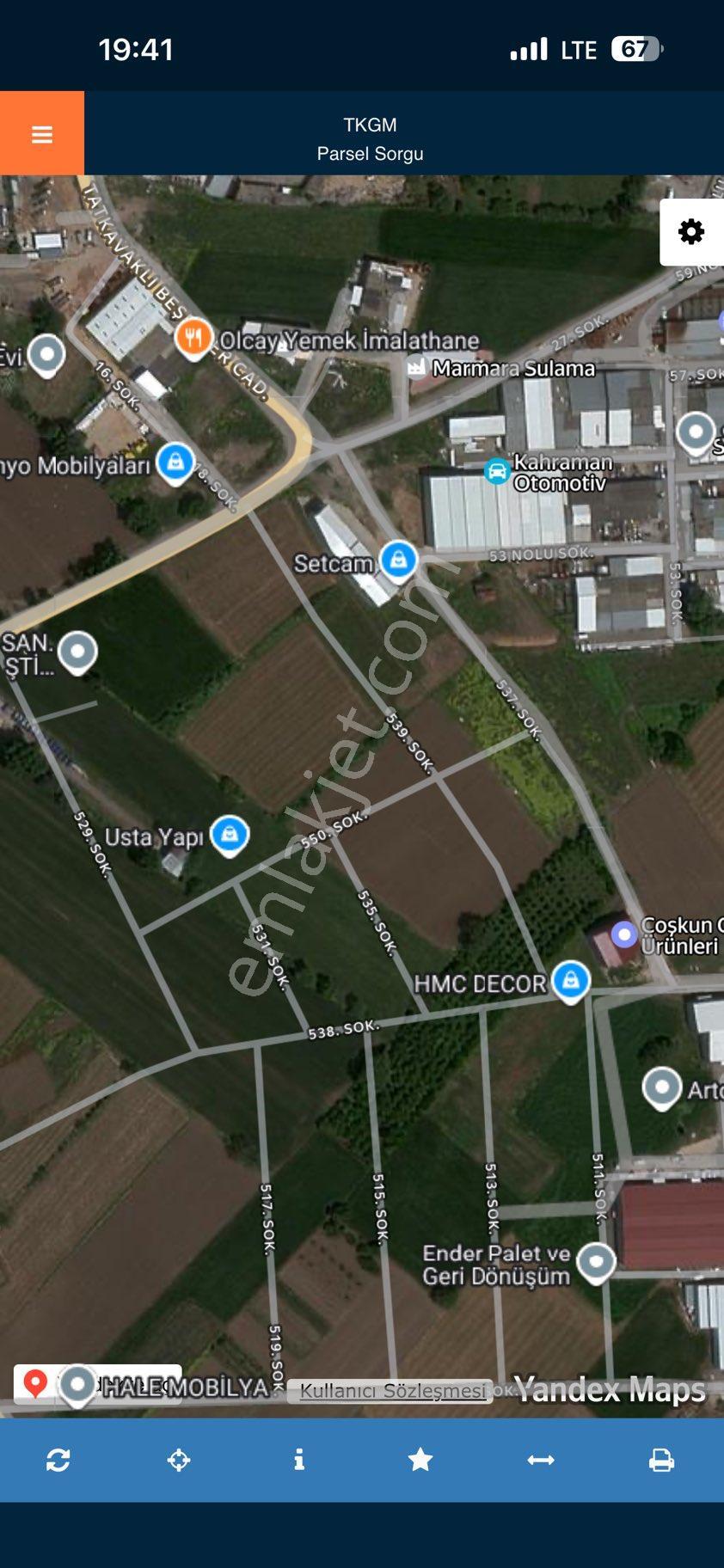 Mustafakemalpaşa Sanayisinde 1300m2 İmarlı Arsa - Görsel 3
