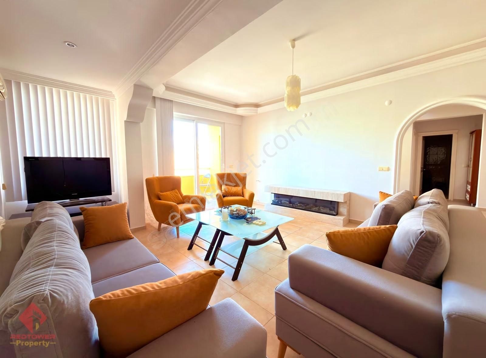 Alanya Mahmutlarda Denize 350 M 4+1 Satılık Dubleks Daire - Görsel 5