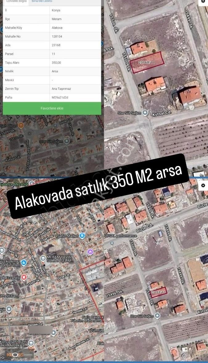 Keoss Gayrimenkul Den Alakovada Satılık Arsa - Görsel 8
