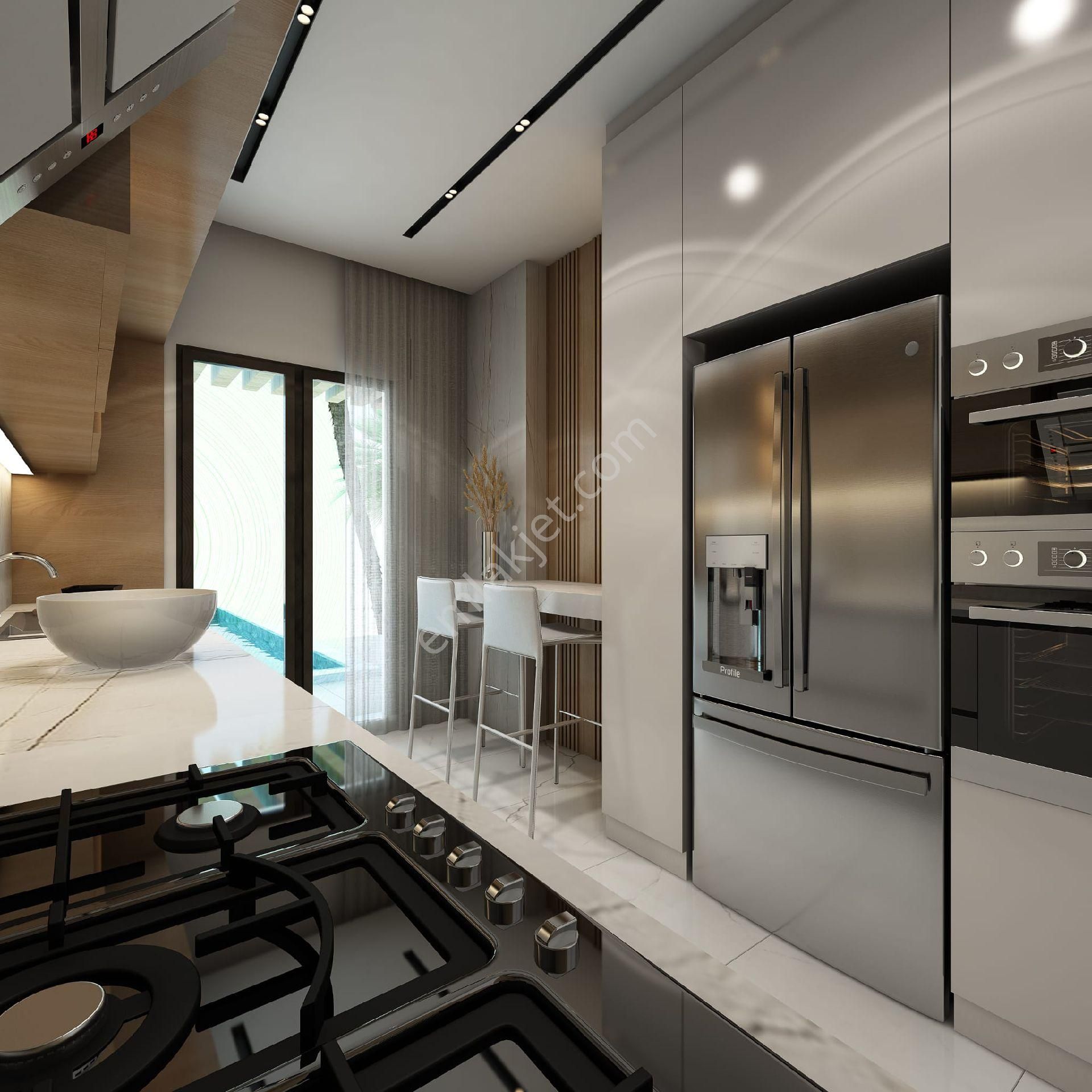 Kuşadası Ege Mahallesinde Satılık 1+1 2+1 Deniz Manzaralı Daireler - Görsel 22