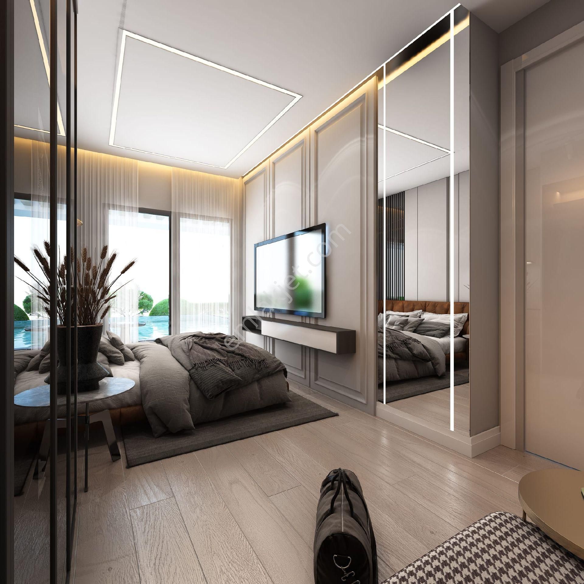 Kuşadası Ege Mahallesinde Satılık 1+1 2+1 Deniz Manzaralı Daireler - Görsel 17