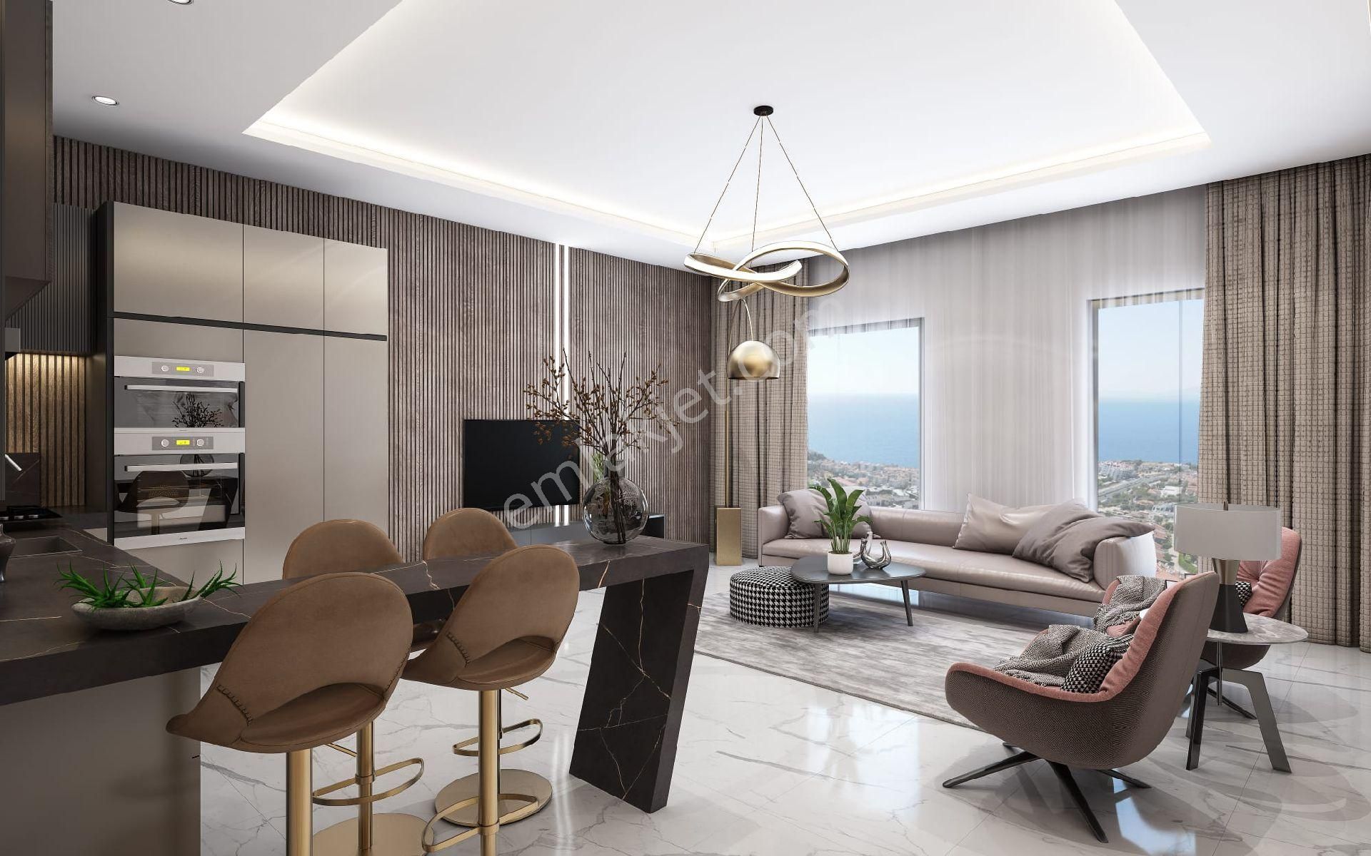 Kuşadası Ege Mahallesinde Satılık 1+1 2+1 Deniz Manzaralı Daireler - Görsel 23