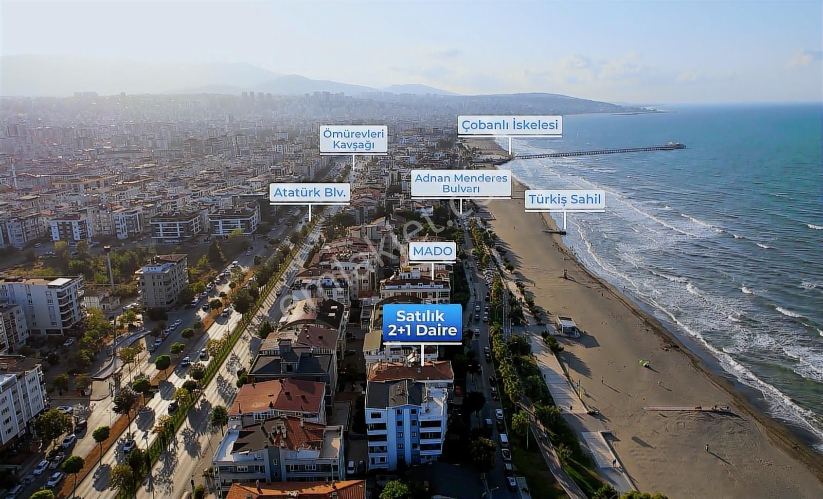 Sahile Sıfır Panonamik Deniz Manzaralı Satılık 2+1 Daire - Görsel 10