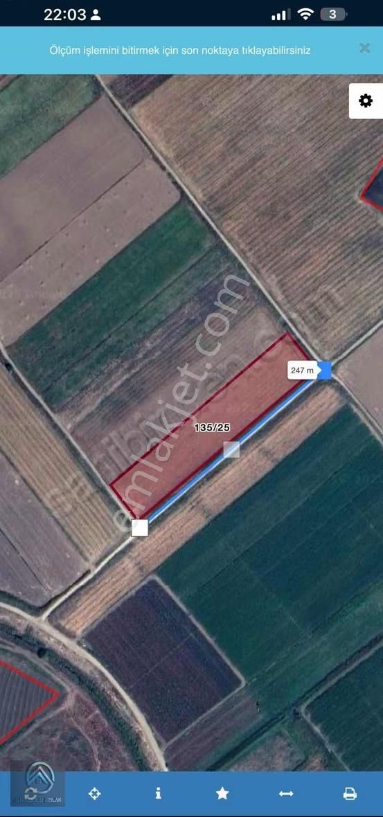 Çanakkale Ezine Mahmudiyede 11221 M2 Kadastro Yola Cepheli Tarla - Görsel 5