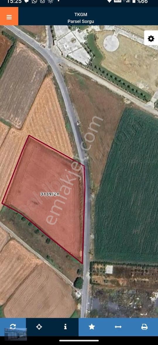 Celaliyede Satılık Deniz Manzaralı 9346 Mt Tarl Asfalta Cephe