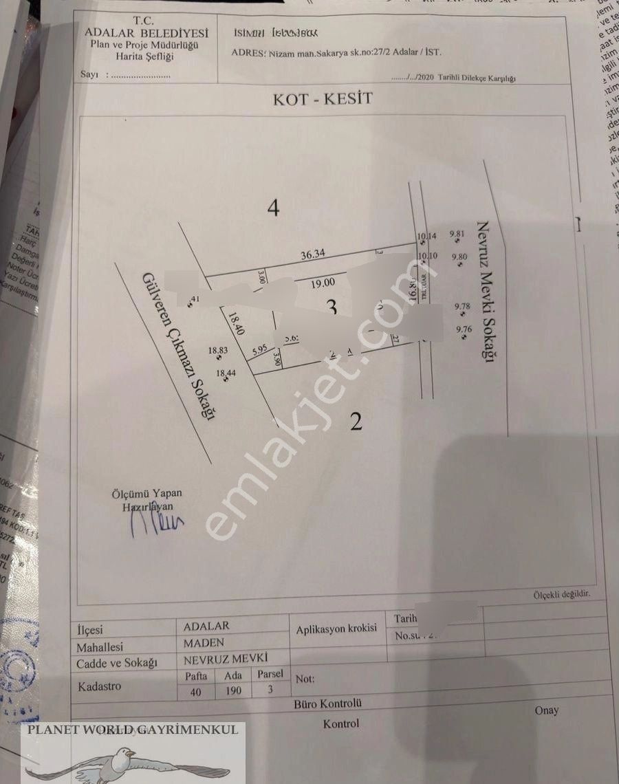 Planet’ten Deniz Manzaralı Konut İmarlı 562m2 Arsa - Görsel 3