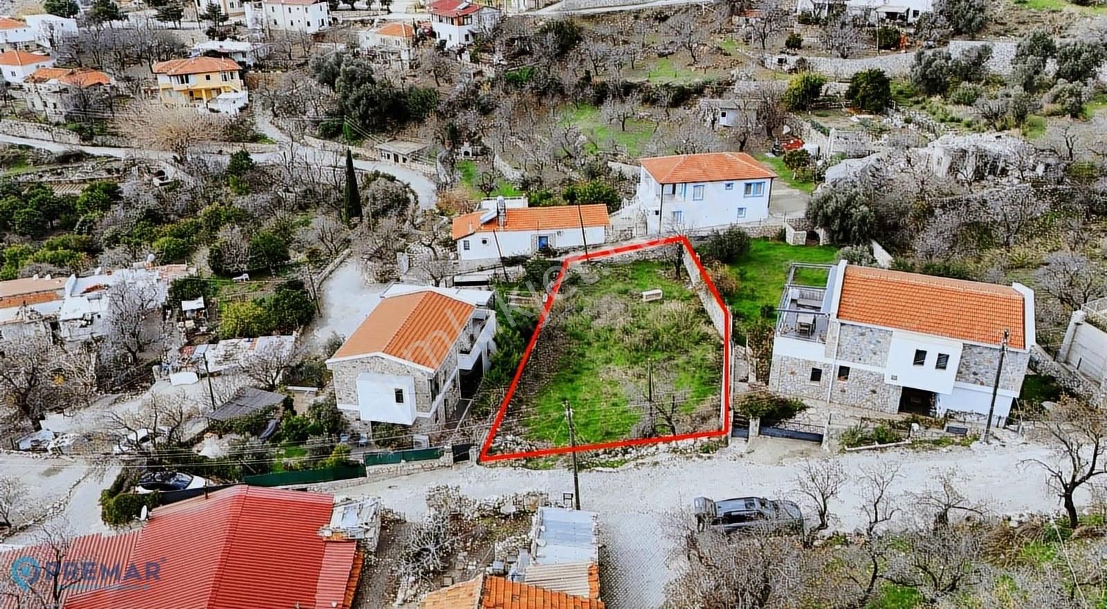 Premar Datça Mesudiye'de Deniz Manzaralı 532m2 Konut İmarlı Arsa
