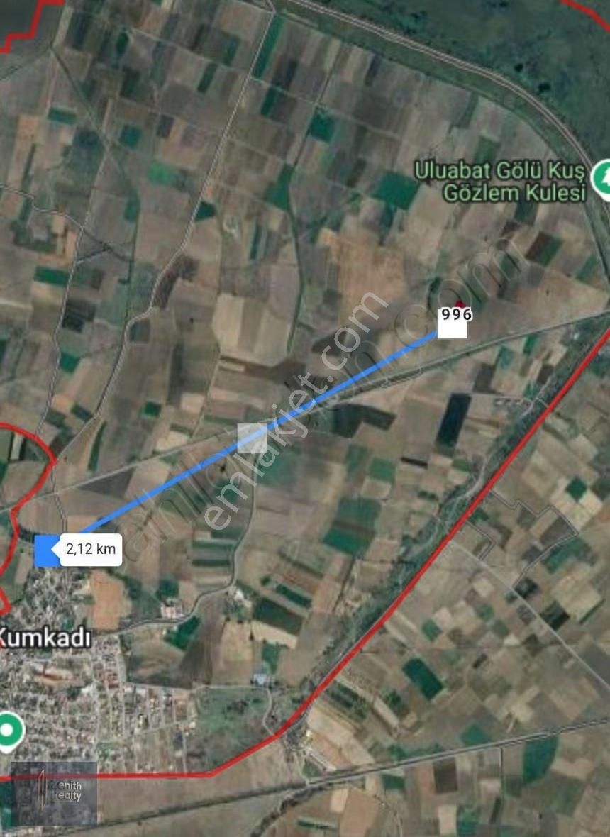 Kumkadı Köyünde Yatırımlık Müstakil Tapulu 3000m2 Satılık Tarla - Görsel 2