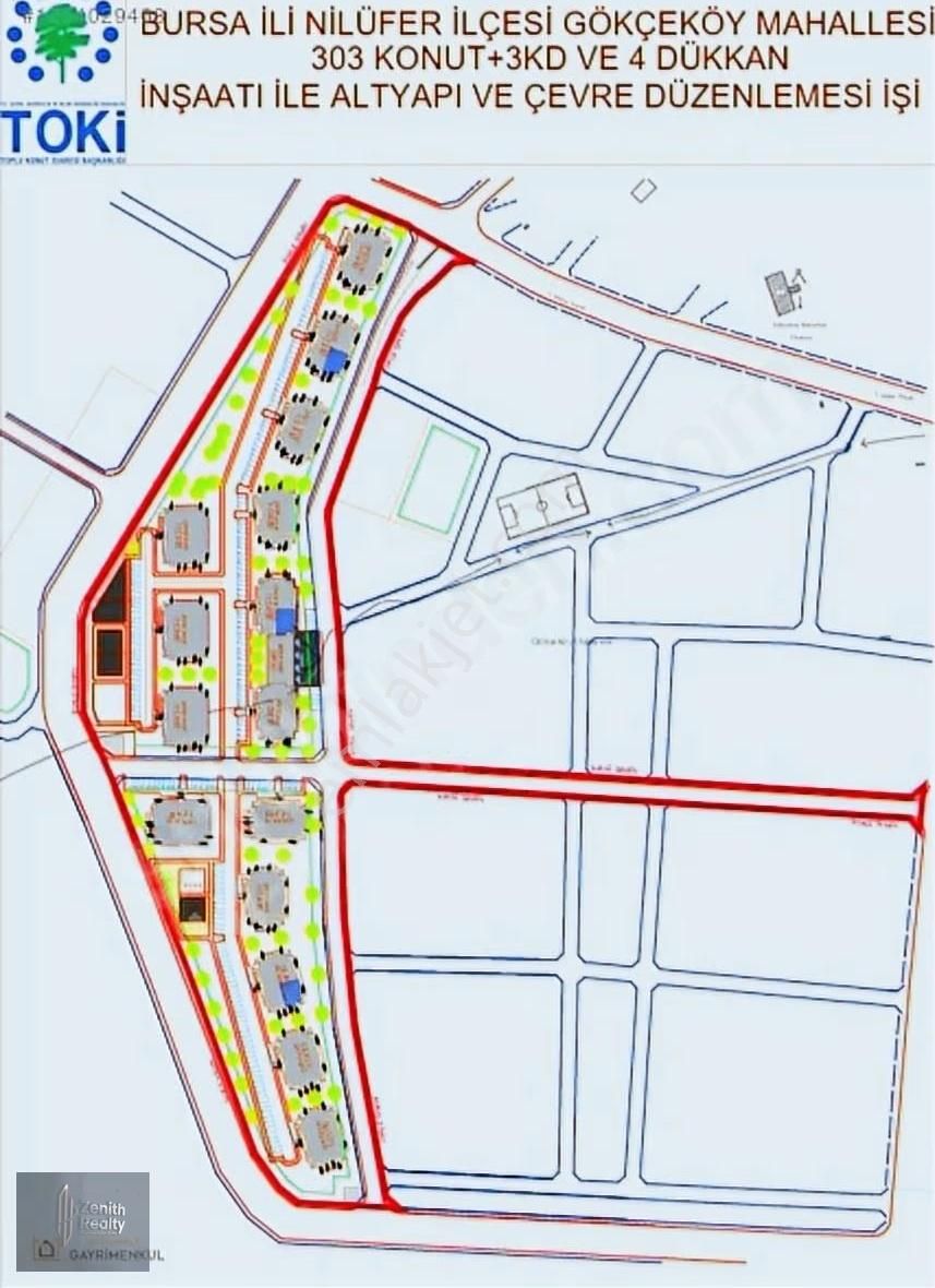 Nilüfer Gökçeköy Mahallesinde 810m2 Yatırımlık Arazi - Görsel 2