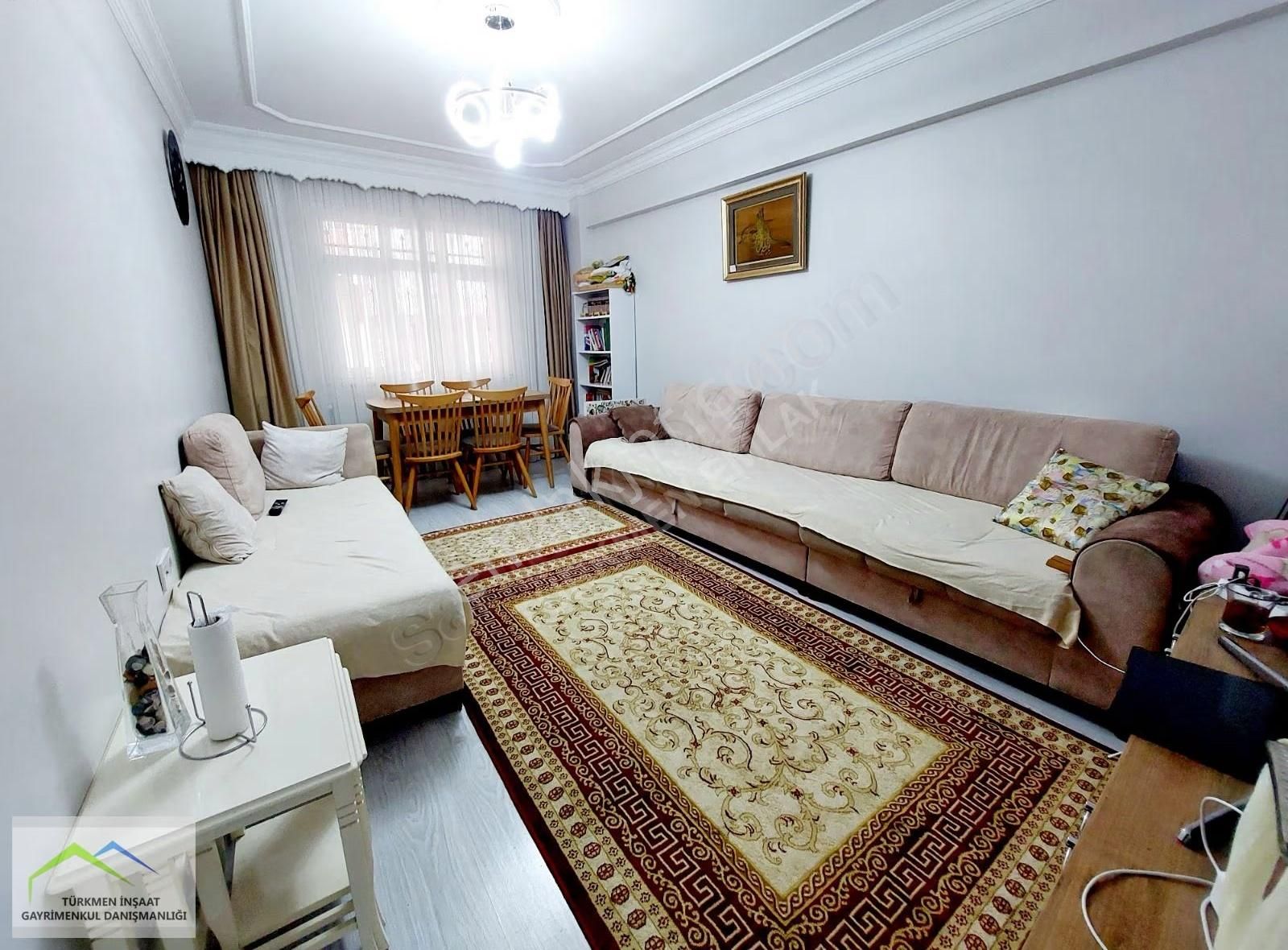 Türkmen Emlak'tan Satılık 75 Yıl Mah.3+1 Balkonlu Yüksek Giriş