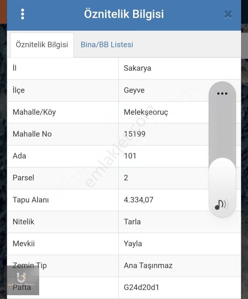 Geyve Melekşeoruç'ta Kadastral Yolu Olan Satılık 4334 M2 Arazi - Görsel 5