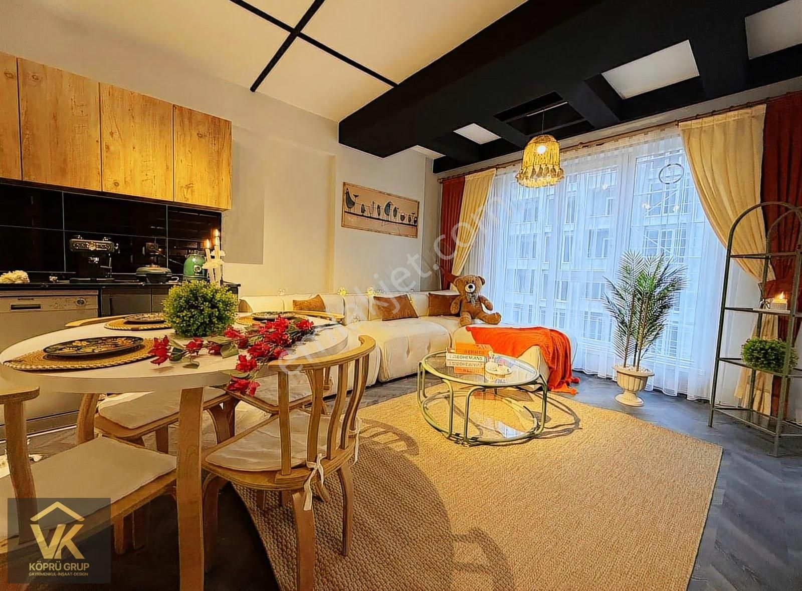 Vk Köprü Grup'tan Satılık Eşyalı 1+1 Daire