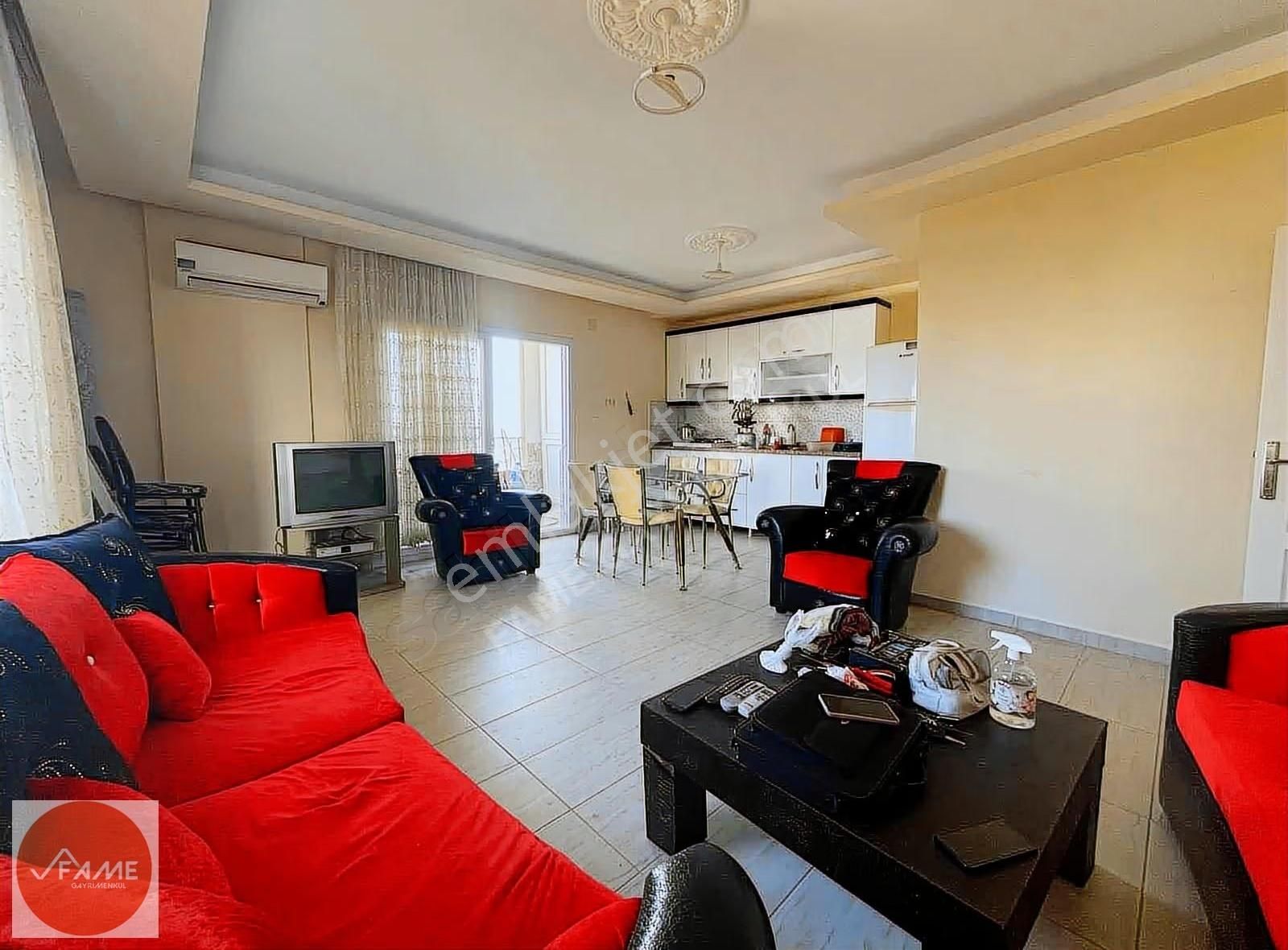 Silifke Atakent'te Eşyalı 1+1 Daire: Çift Banyo, Kiracılı! - Görsel 4