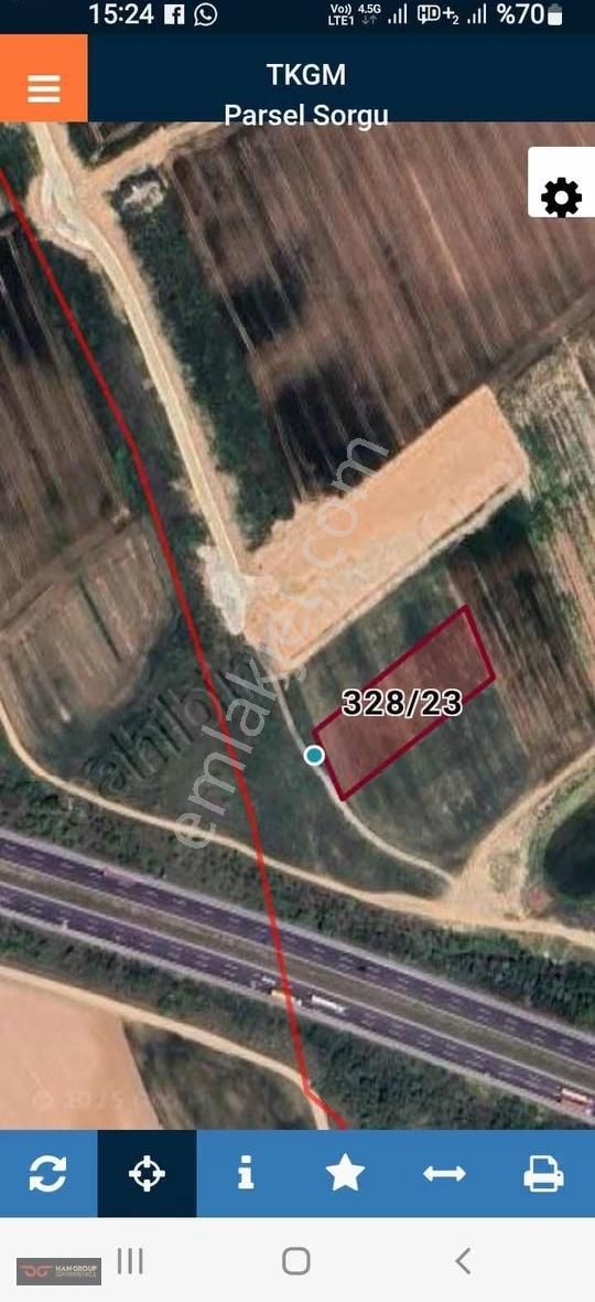 Çerkezköy Veliköy De Satılık Sanayi Arsası - Görsel 2