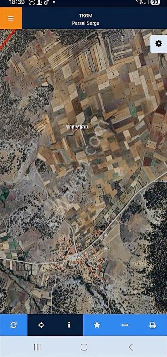 Burdur Yeşilova Çardakta 203 M² Satılık Tarla