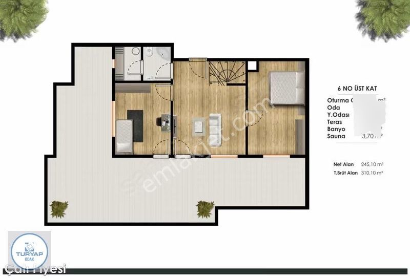 Adalar Manzaralı 4+2 Dubleks - Görsel 14