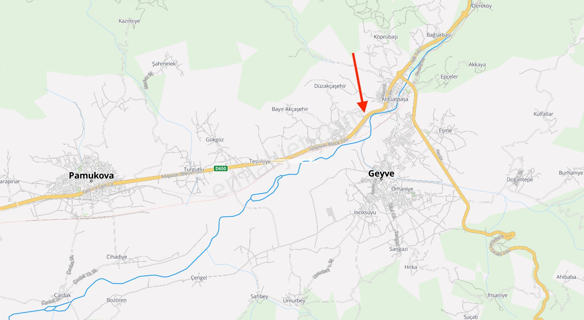 Geyve Alifuatpaşa Düzakçaşehir'de 393 M2 İmarlı Arsa - Görsel 27