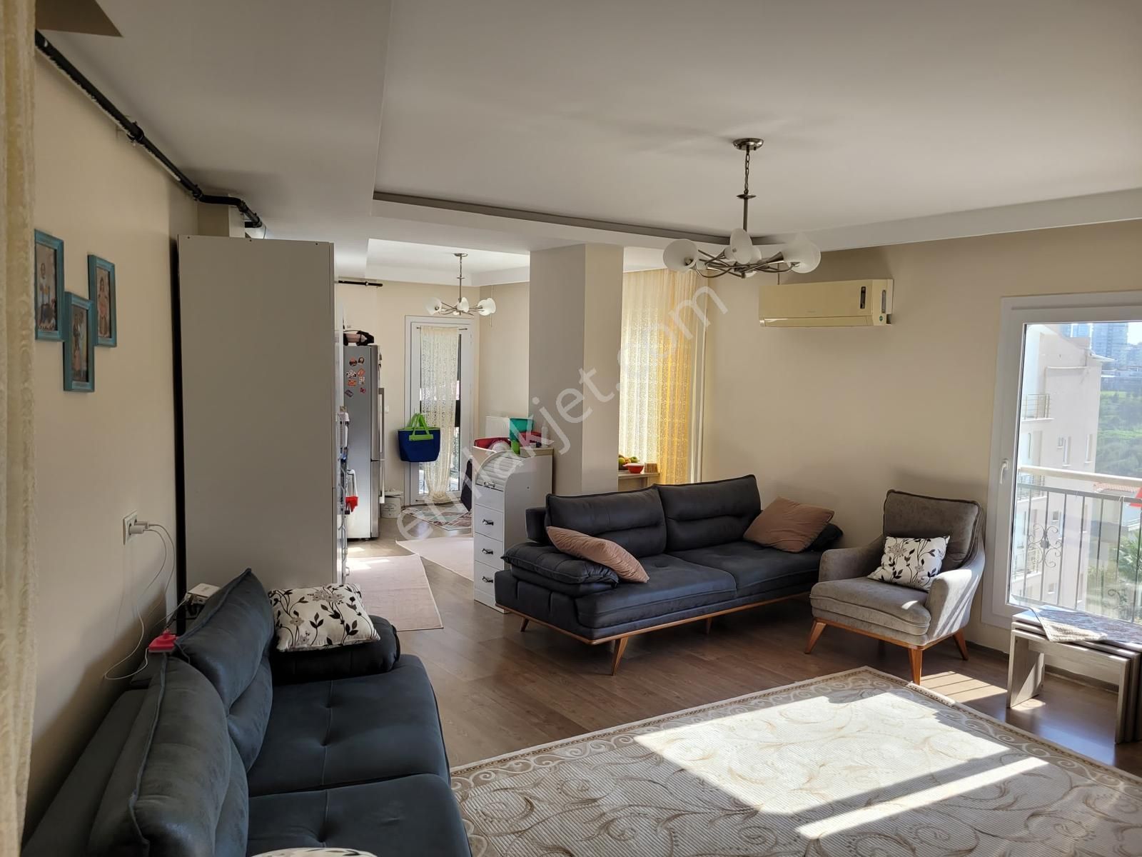 *2+1 *karslılar *5-3katı 3yaşında Net 95m2* Dgaz *hasarsız *menderese *5dakika Yürüme 2banyo Bahçeli - Görsel 2