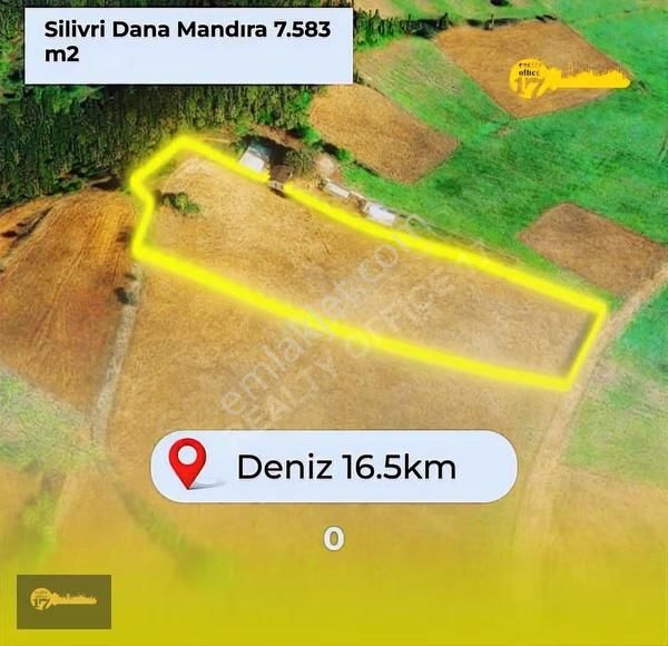 Silivri Danamandıra 7584m2 Satılık Tarla Yatırımlık Fırsat - Görsel 24