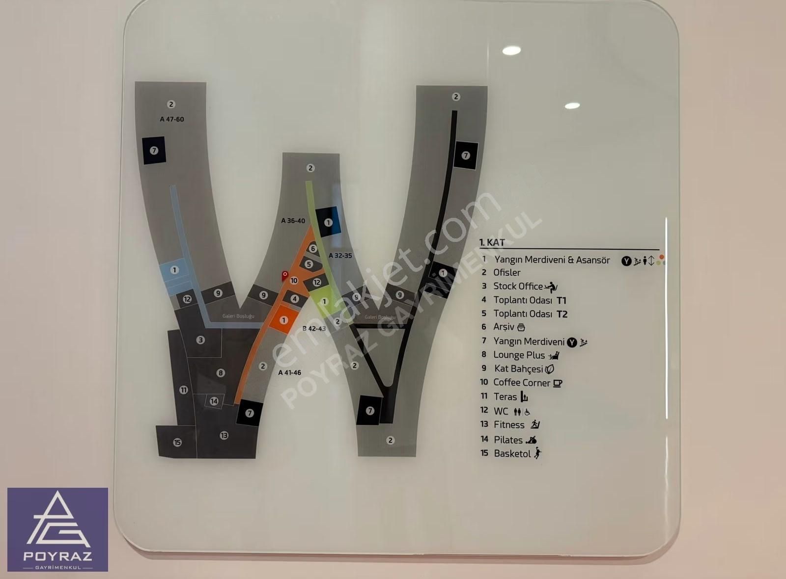 Poyraz'dan Premier Kampüs Ofiste 1+0 45m2 Satılık Prestijli Ofis - Görsel 7