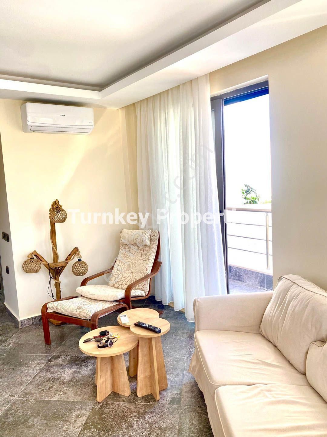 Turgutreis Karabağ’da Eşyalı 2. Kat Kiralık Daire Aylık Ödeme - Görsel 6