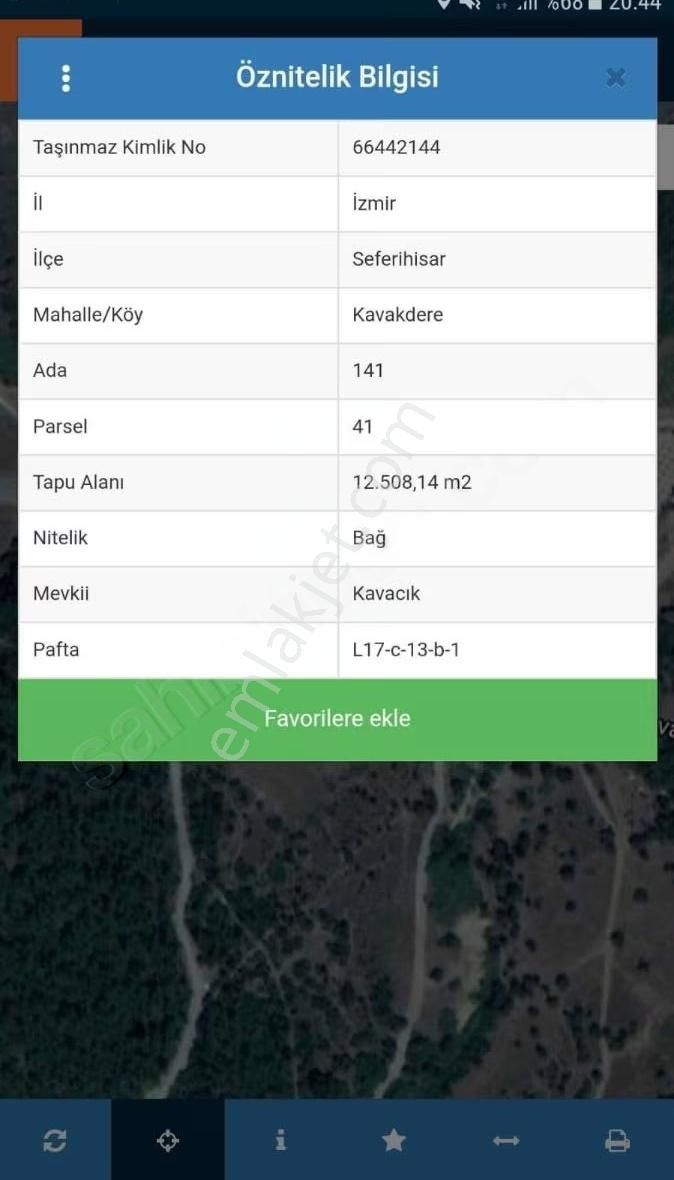 İzmir Seferihisar Kavaklıdere De Satılık 12. 508.120m2 Bağ - Görsel 2