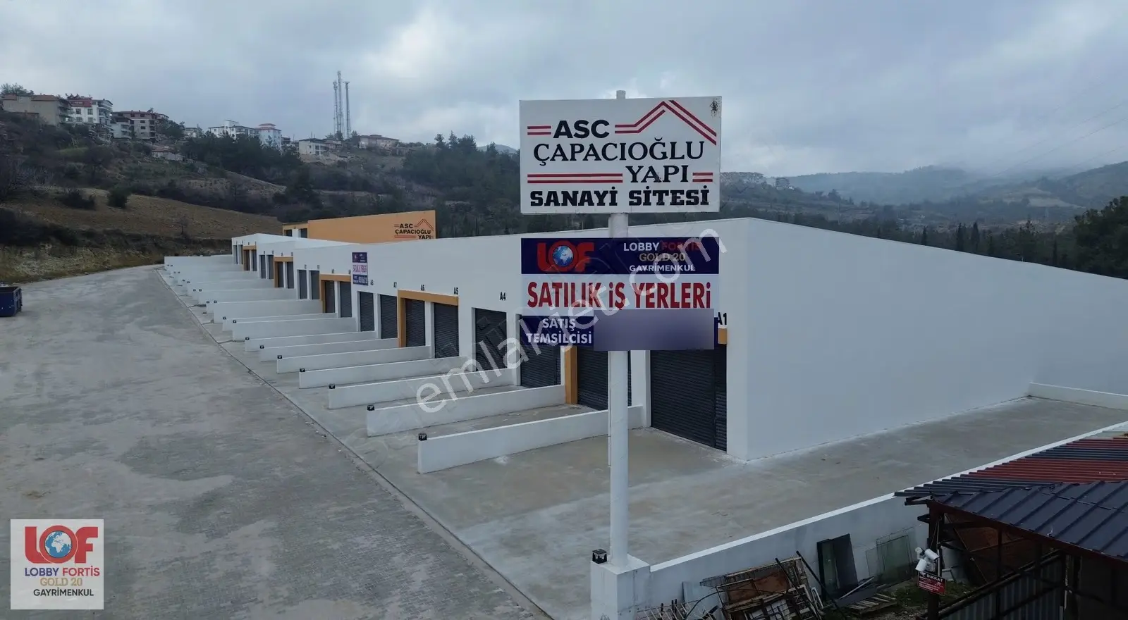 Lobby Fortis'ten Buldan'da Satılık Modern Sanayi Dükkanları