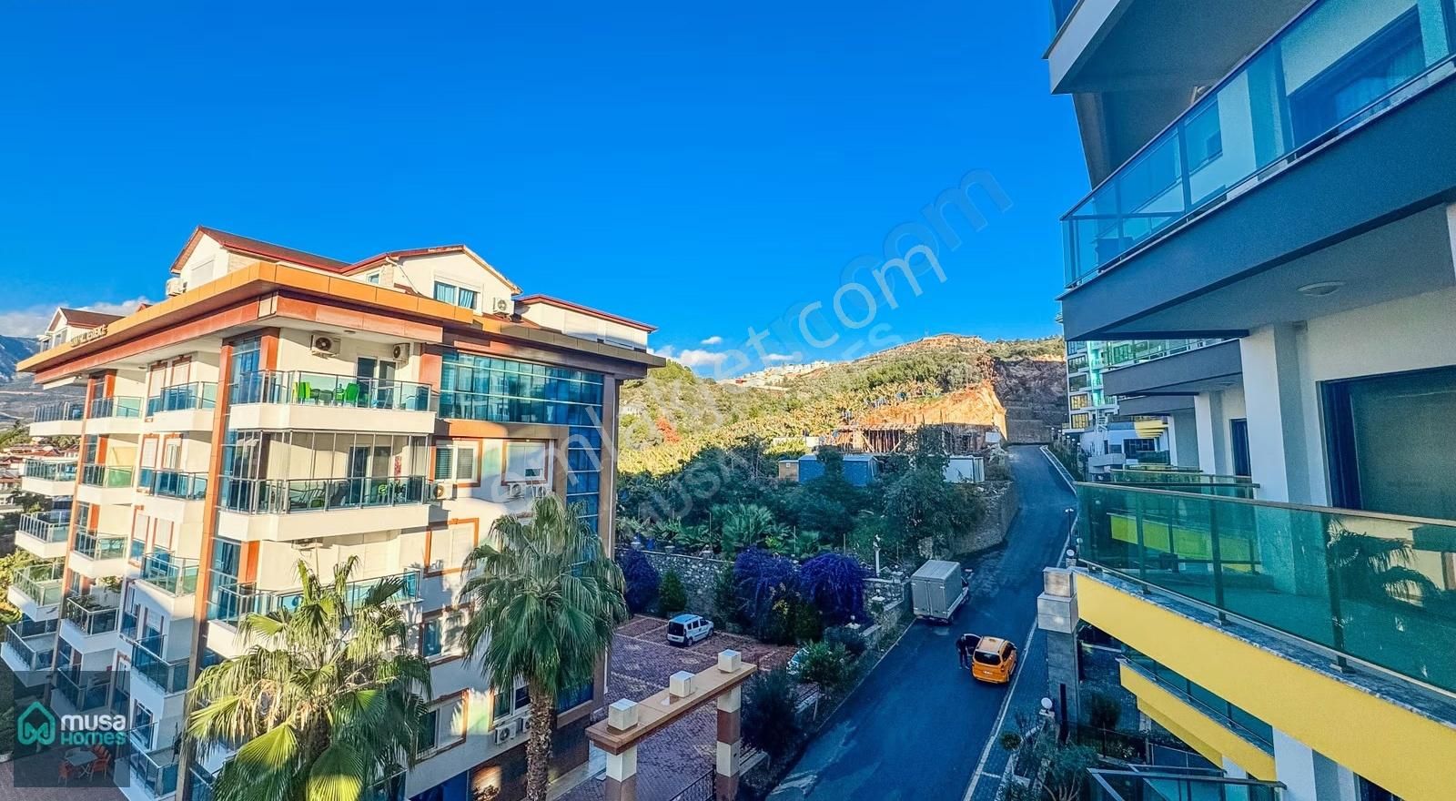 Alanya Kargıcak Mah. Konak Sitesinde Deniz Manzaralı 1+1 Daire - Görsel 3