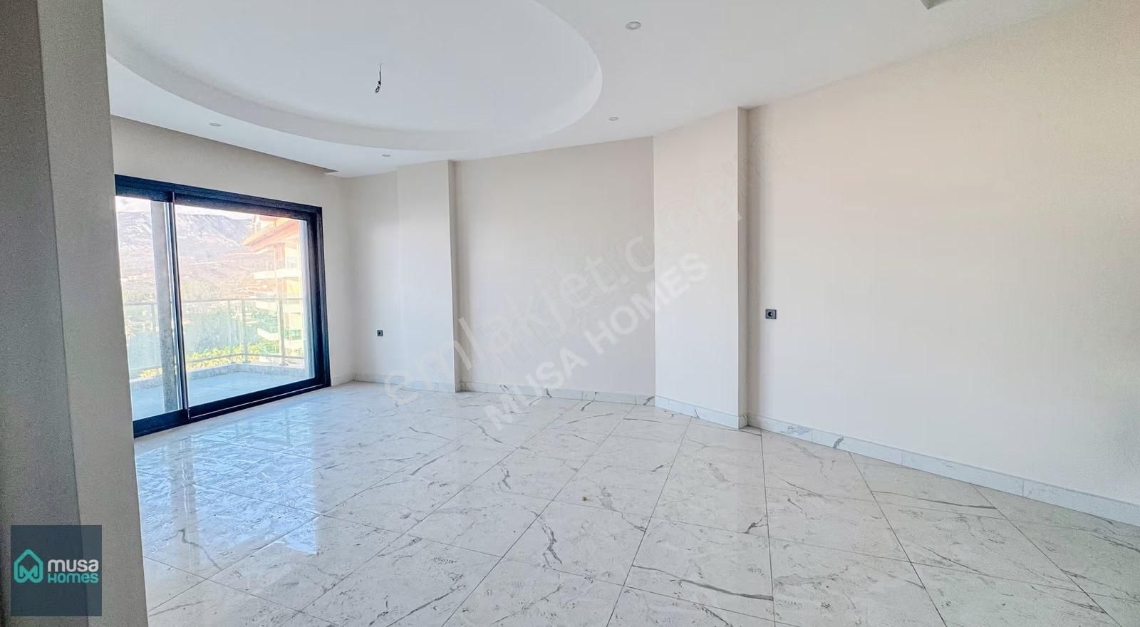 Alanya Kargıcak Mah. Konak Sitesinde Deniz Manzaralı 1+1 Daire - Görsel 12