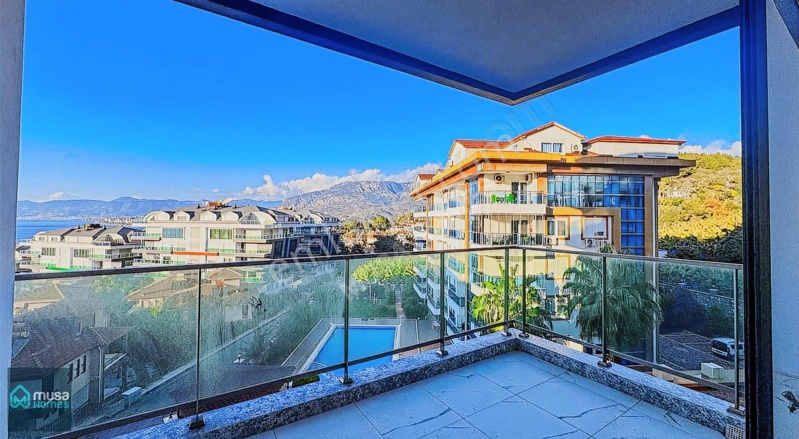 Alanya Kargıcak Mah. Konak Sitesinde Deniz Manzaralı 1+1 Daire - Görsel 9