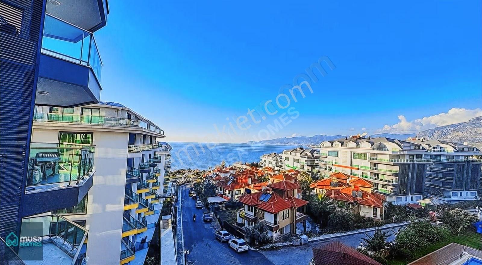 Alanya Kargıcak Mah. Konak Sitesinde Deniz Manzaralı 1+1 Daire - Görsel 19