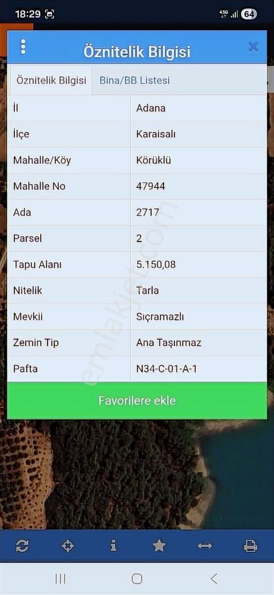 Karaisalı Körüklü'de Tek Tapu, Yol Kenarı, 5150m² Göle Çok Yakın - Görsel 5