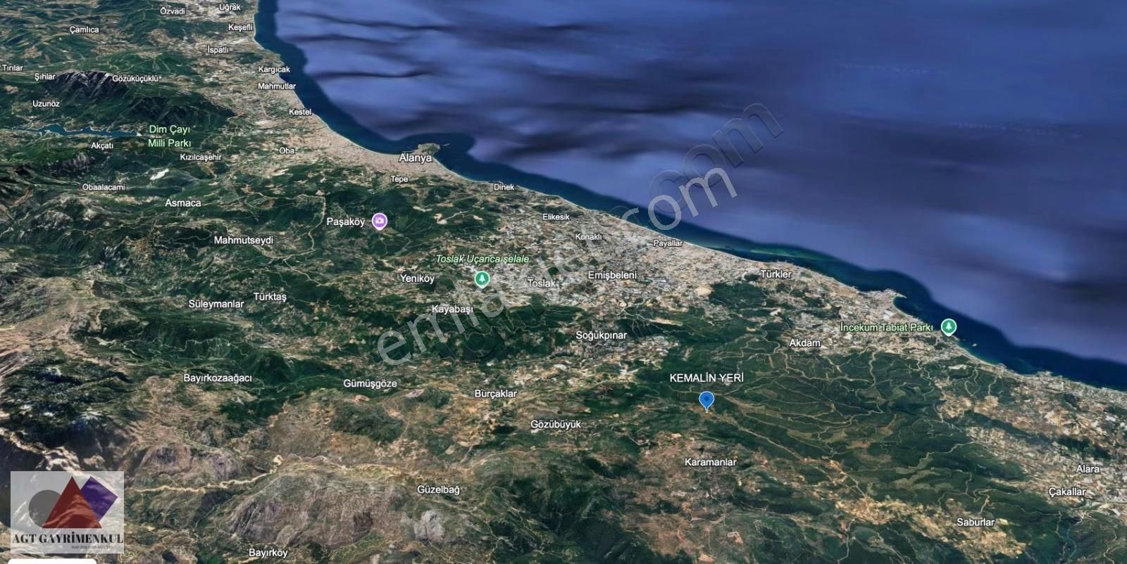 Antalya Alanyada Yatırımlık Tek Tapu Arsa - Görsel 4