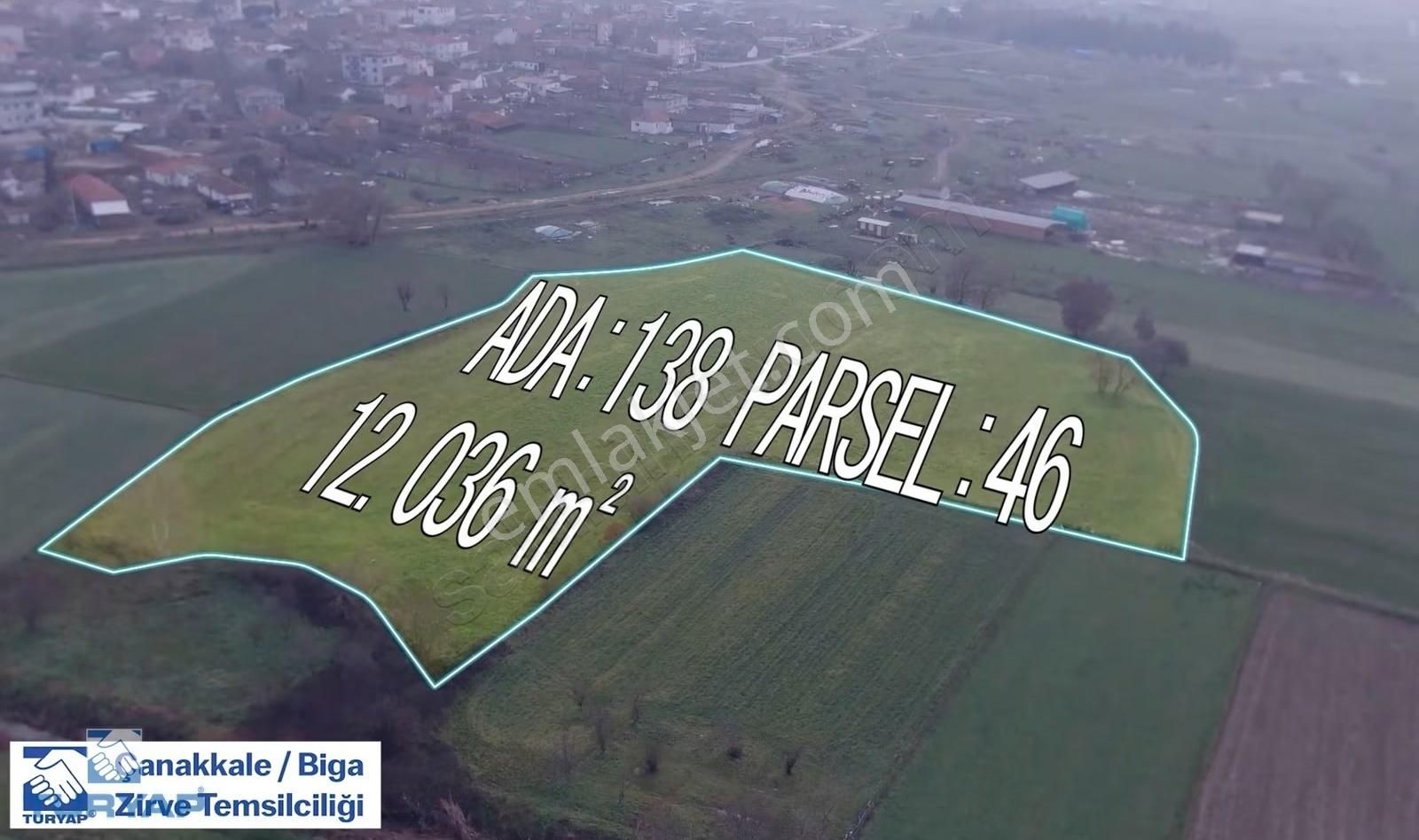 Çanakkale Biga Ağaköy Gelişen Bölgede 12.036m2 Yatırım Fırsatı - Görsel 9