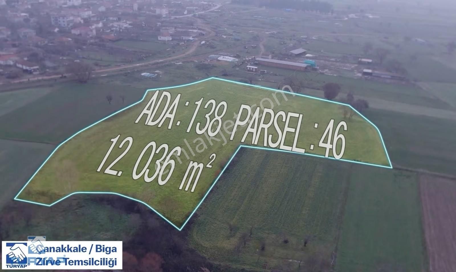 Çanakkale Biga Ağaköy Gelişen Bölgede 12.036m2 Yatırım Fırsatı - Görsel 3