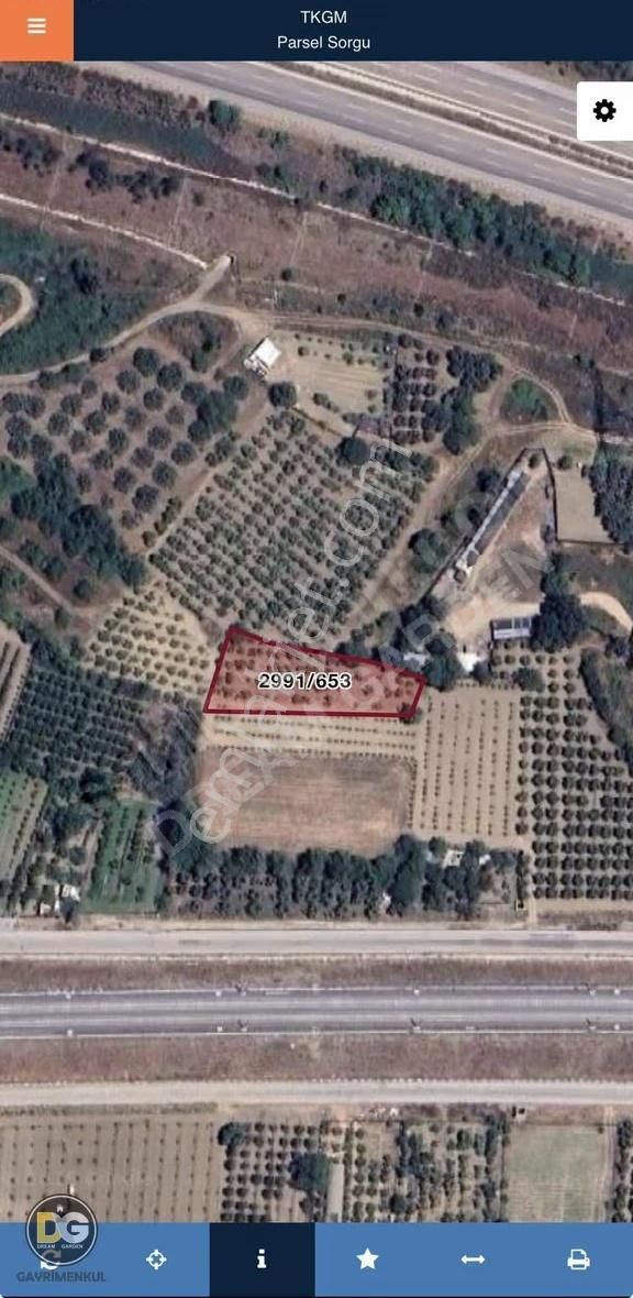 Gürsu Kazıklı'da Satılık 1170m² Tarla - Müstakil Tapulu