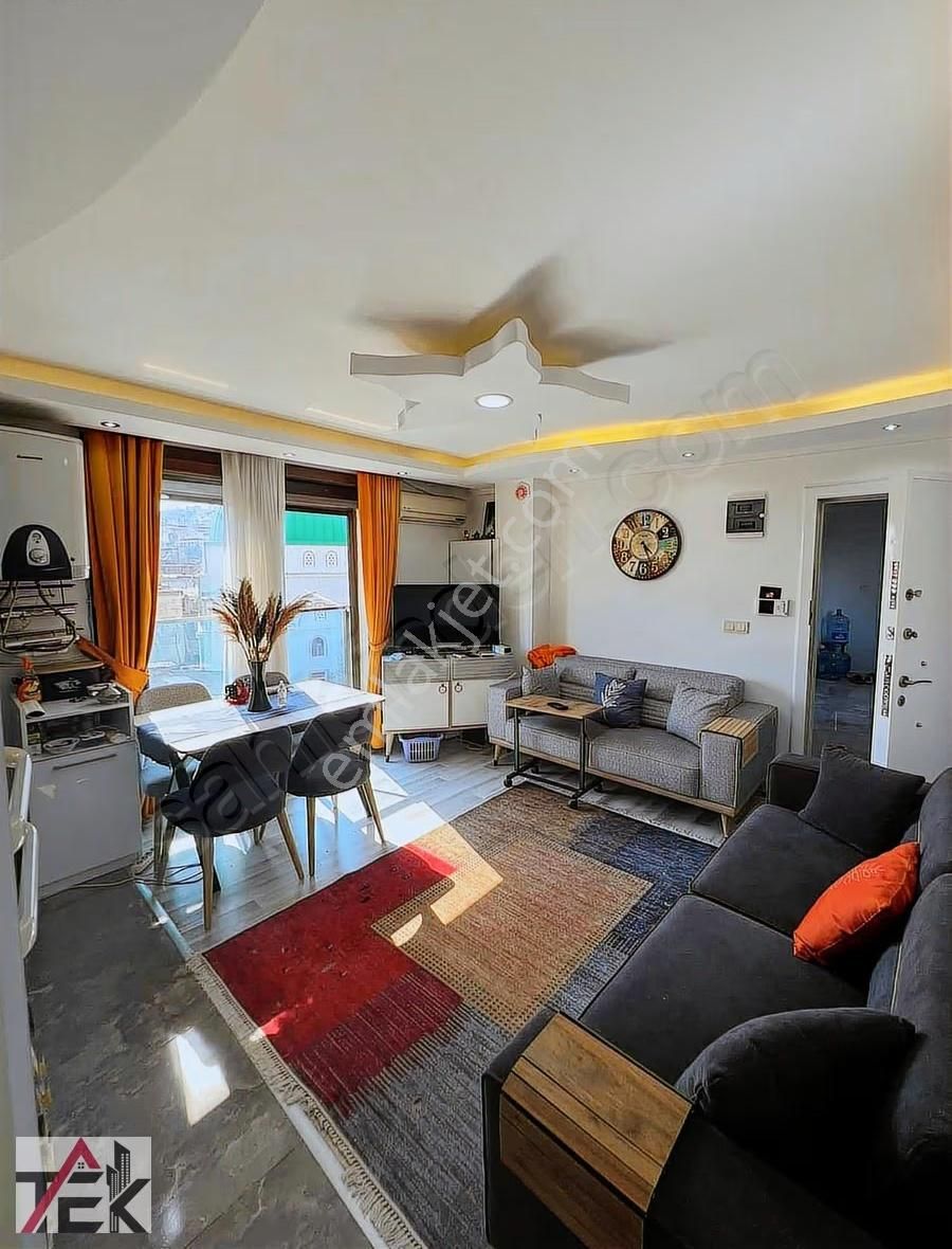 Bayraklı Şehir Hastanesi Yakını 1+1 Komple Eşyalı Kiralık Daire