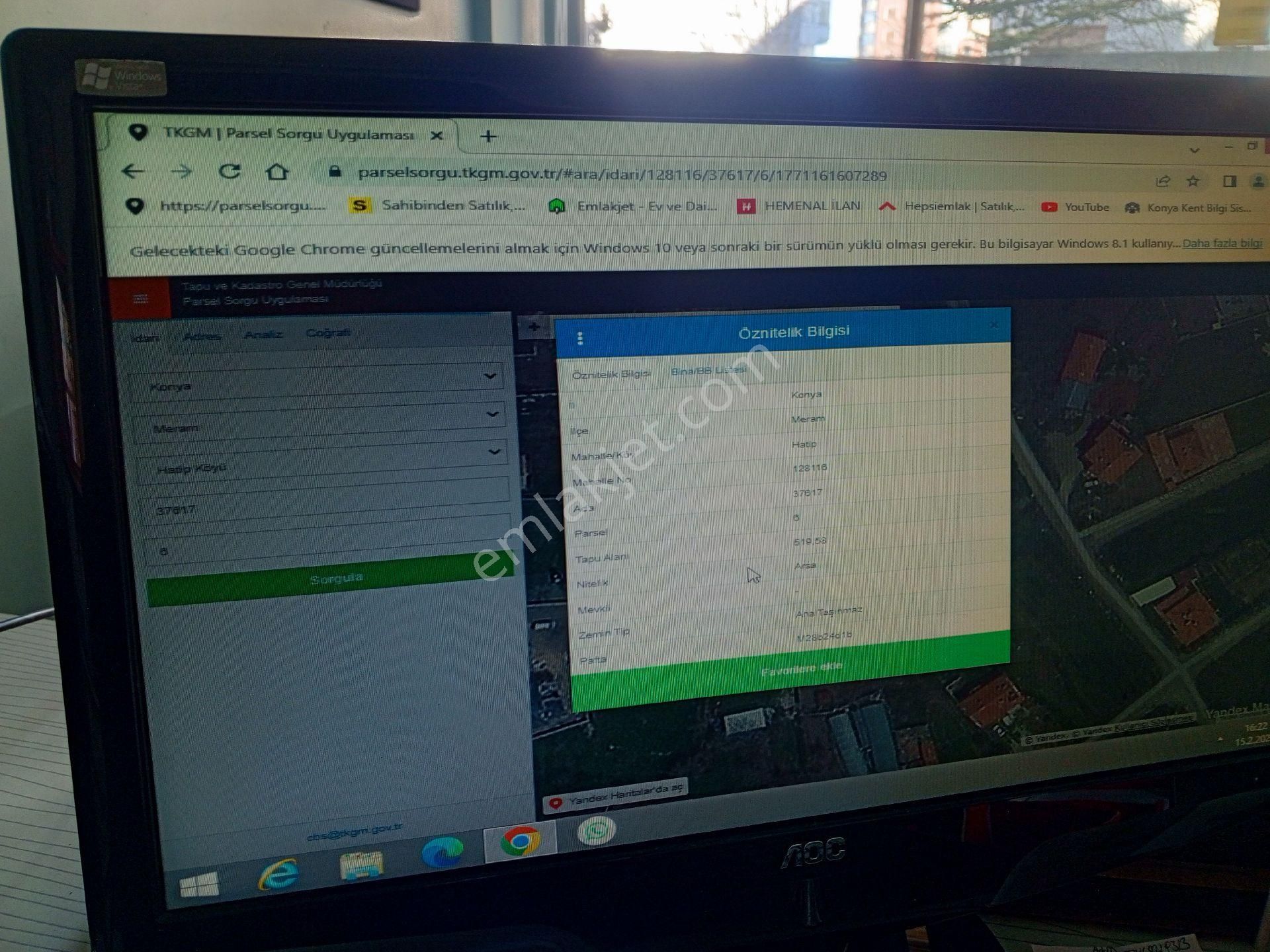 Konya Meram Gödene Mah. 530 M2 2.kata İnarlı