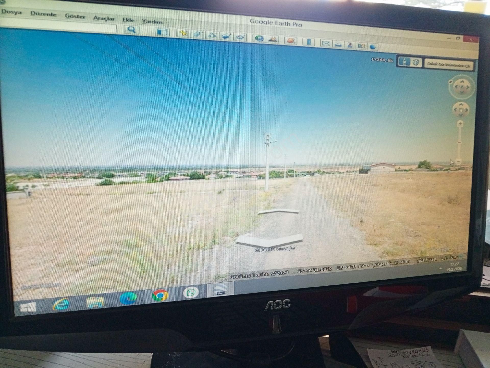 Konya Meram Gödene Mah. 530 M2 2.kata İnarlı - Görsel 3