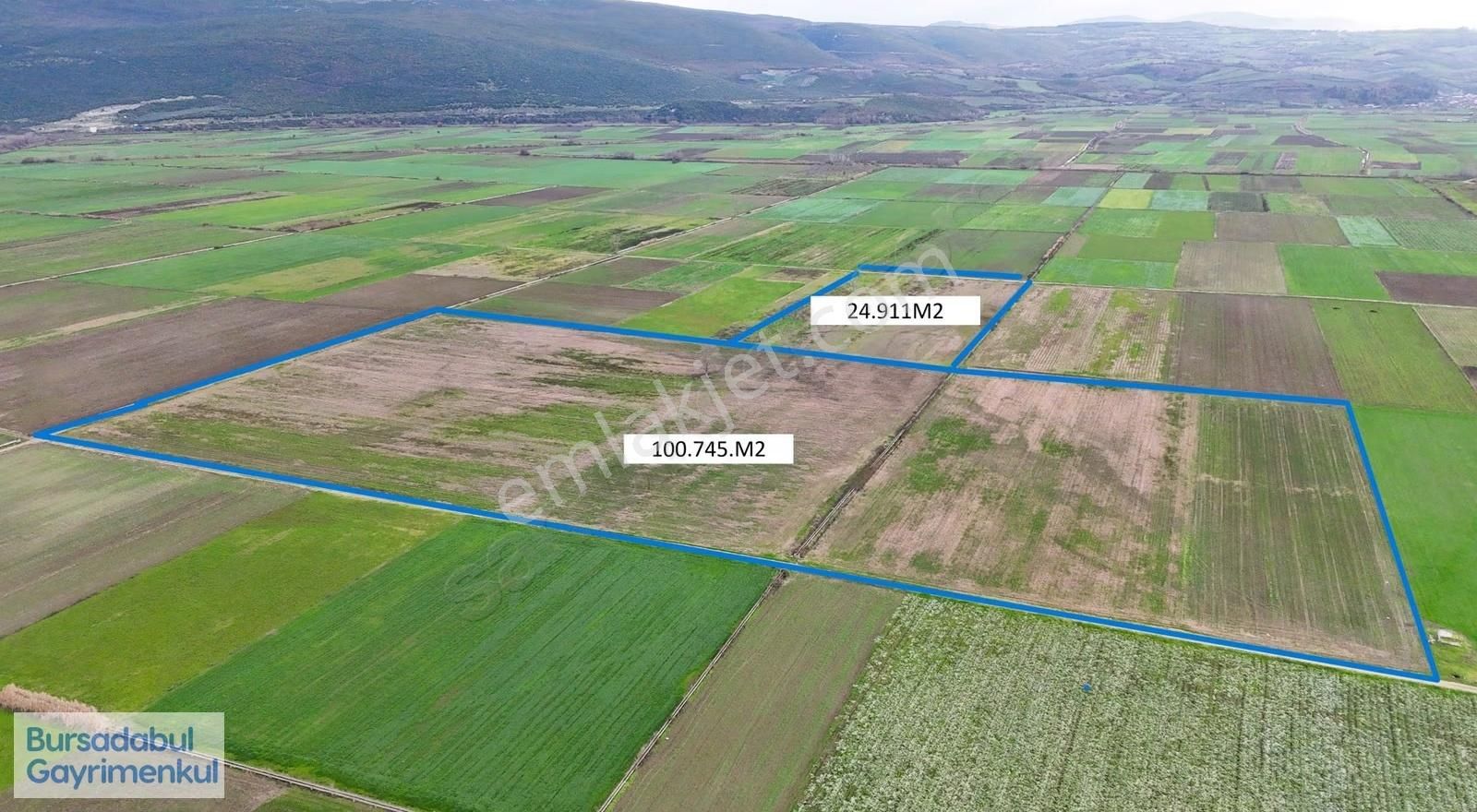 Bursadabul'dan Karaoğlan Mah Büyük Düz Verimli Tarla 132.372 M2 - Görsel 2