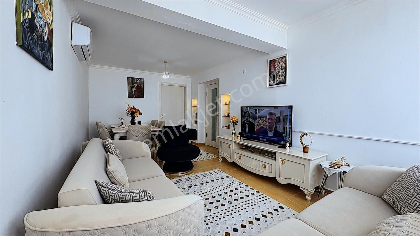 Bodrum Bağla Bankev Sitesinde Tadilatlı Deniz Manzaralı 2+1 Üst - Görsel 10